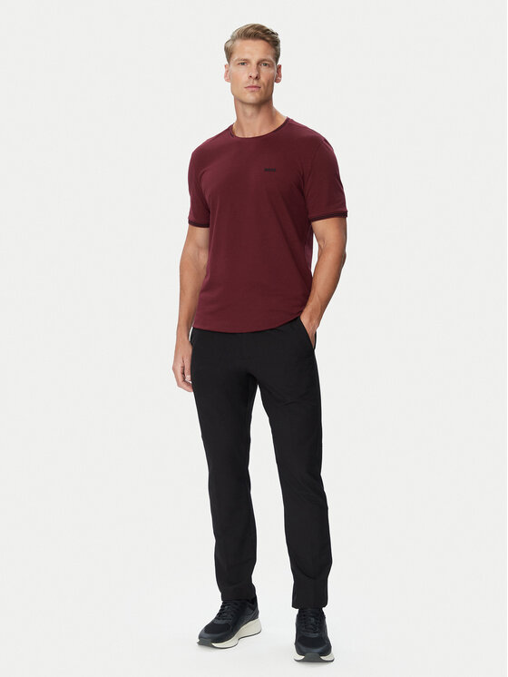 BOSS BOSS T-särk Taul 50521245 Bordoopunane Regular Fit