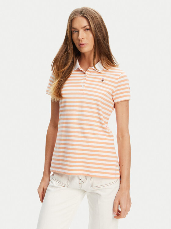 U.S. Polo Assn. U.S. Polo Assn. Polokošile WUP1310 Oranžová Regular Fit