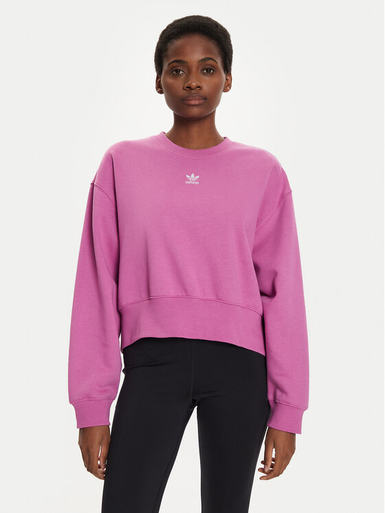 adidas Felpa adicolor Essentials IR5975 Rosa Oversize Modivo