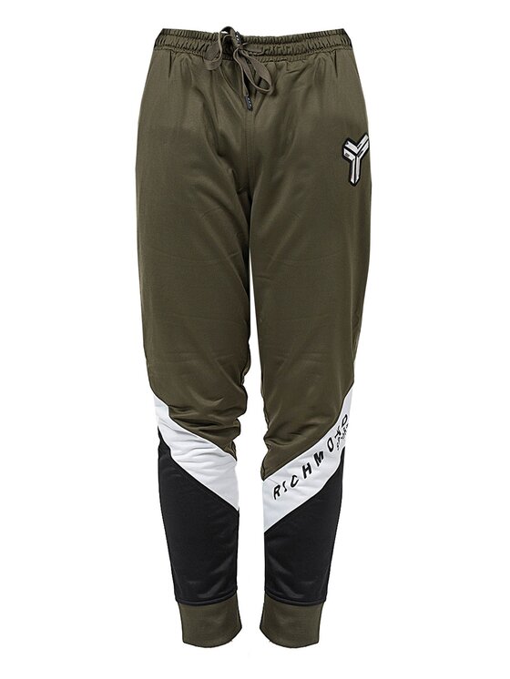 John Richmond John Richmond Kalhoty z materiálu UMA22075PA Khaki Regular Fit