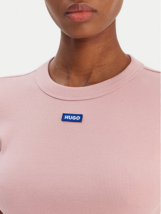 HUGO HUGO T-Shirt Baby 50510749 Rosa Slim Fit