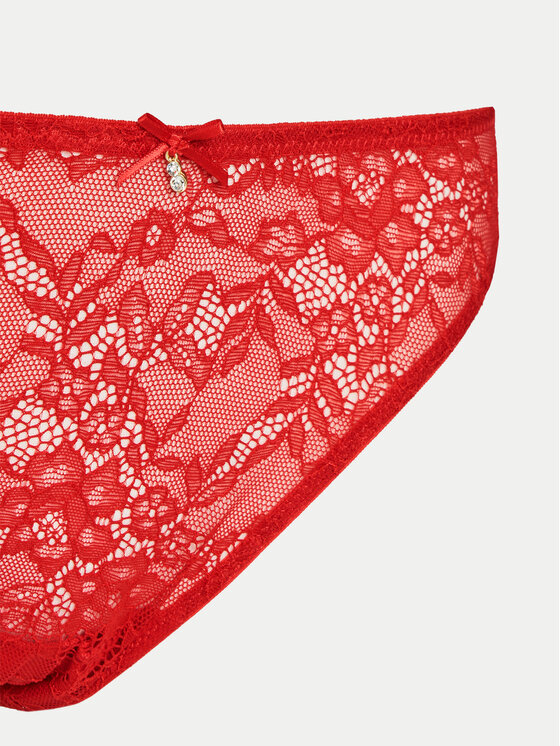 Guess Guess Culotte classiche O5RE09 KBGT0 Rosso Regular Fit