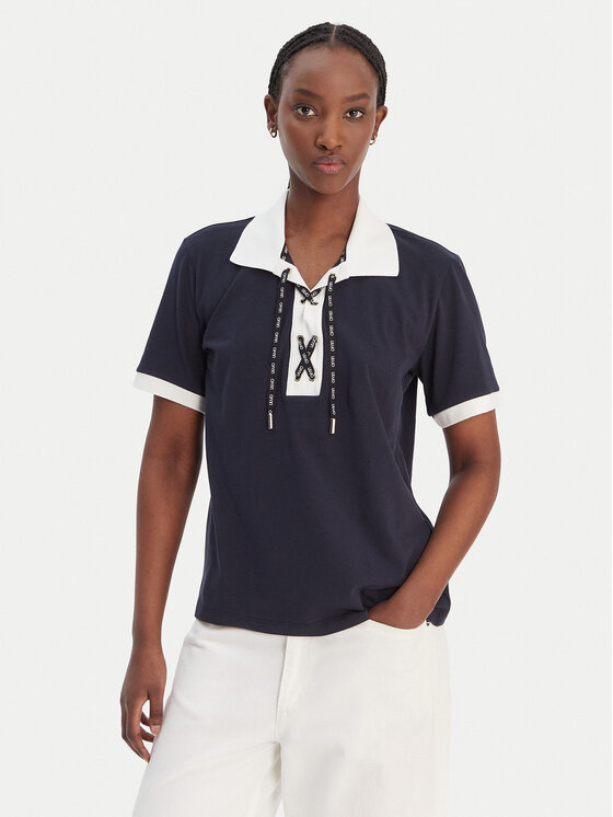 Liu Jo Sport Liu Jo Sport T-Shirt TA6176 JS003 Granatowy Regular Fit