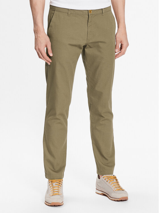 Helly Hansen Chino Hlače Dock 34274 Rjava Regular Fit