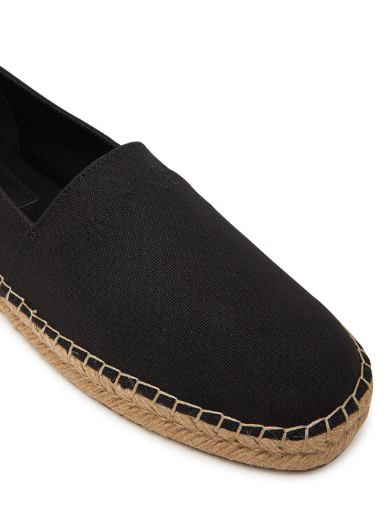 Calvin Klein Calvin Klein Espadrilky Espadrille Cv Logo HM0HM01808 Černá