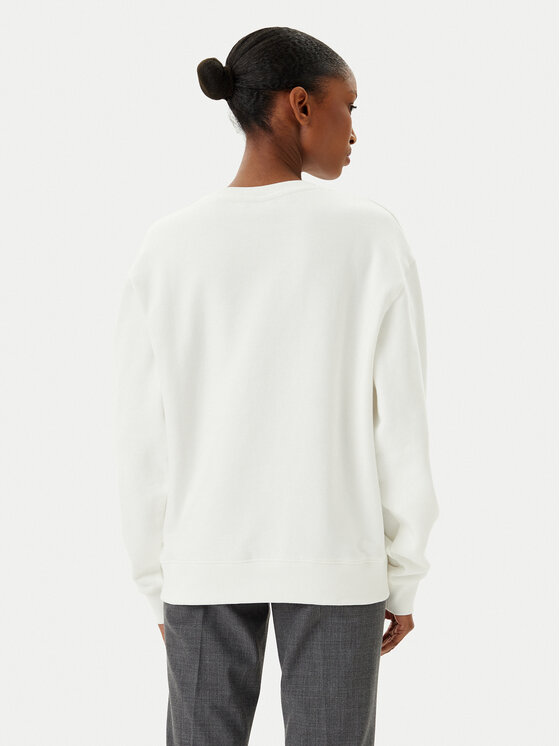 Tommy Hilfiger Tommy Hilfiger Felpa WW0WW45430 Écru Regular Fit