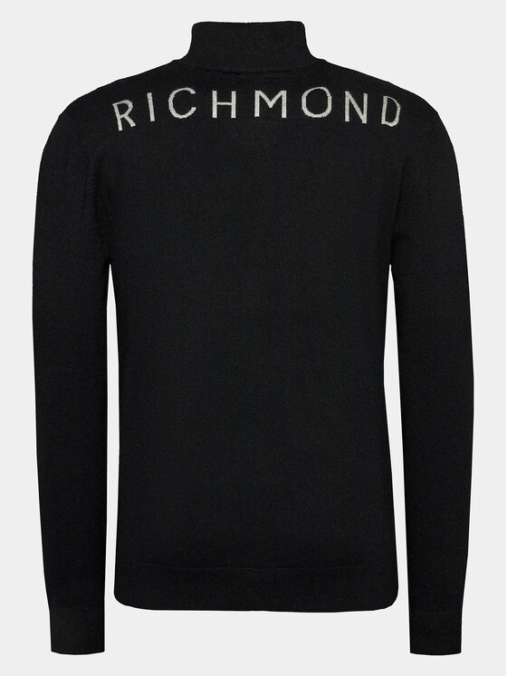 Richmond X  Richmond X Kardigan UMA23044CD Czarny Regular Fit