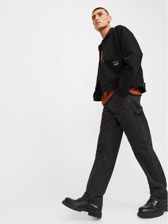 Jack & Jones Jack & Jones Farmer Eddie 12252802 Fekete Loose Fit