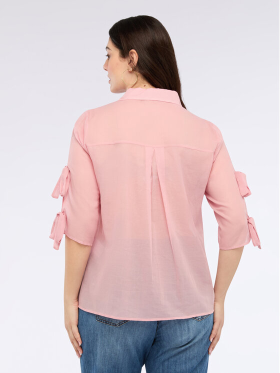 Fiorella Rubino Fiorella Rubino Koszula 5012T001411N006 Różowy A-Line Fit