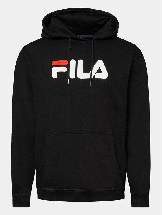 Fila Fila Džemperis ar kapuci FAU0068 Melns Regular Fit