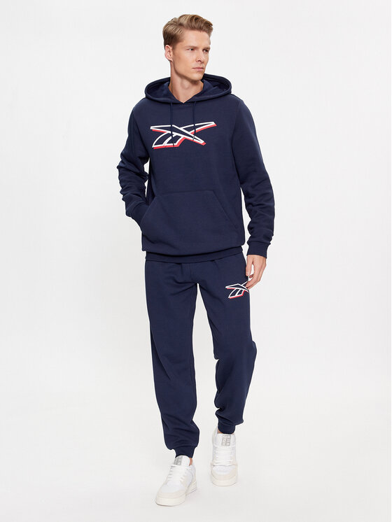 Reebok Reebok Teplákové nohavice Identity IN1685 Tmavomodrá Regular Fit
