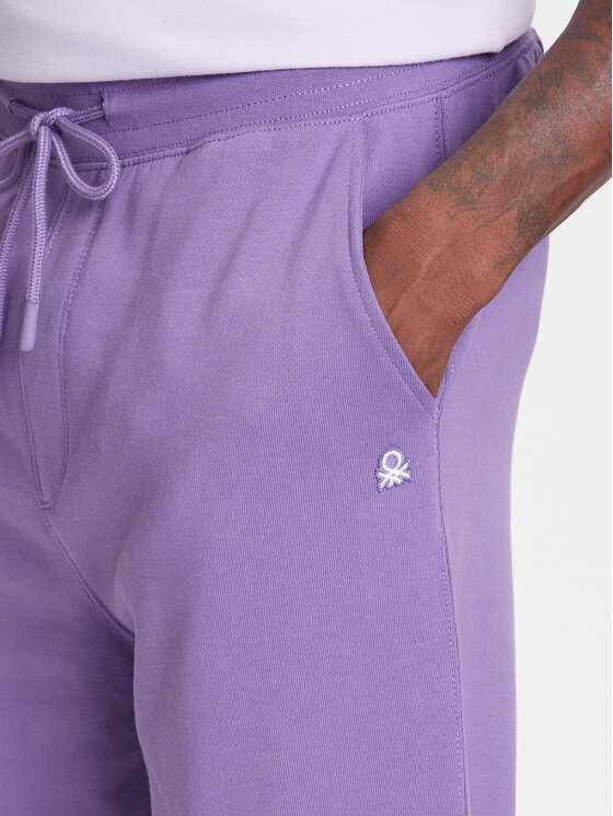 United Colors Of Benetton United Colors Of Benetton Jogginghose 342ZUF01B Violett Regular Fit