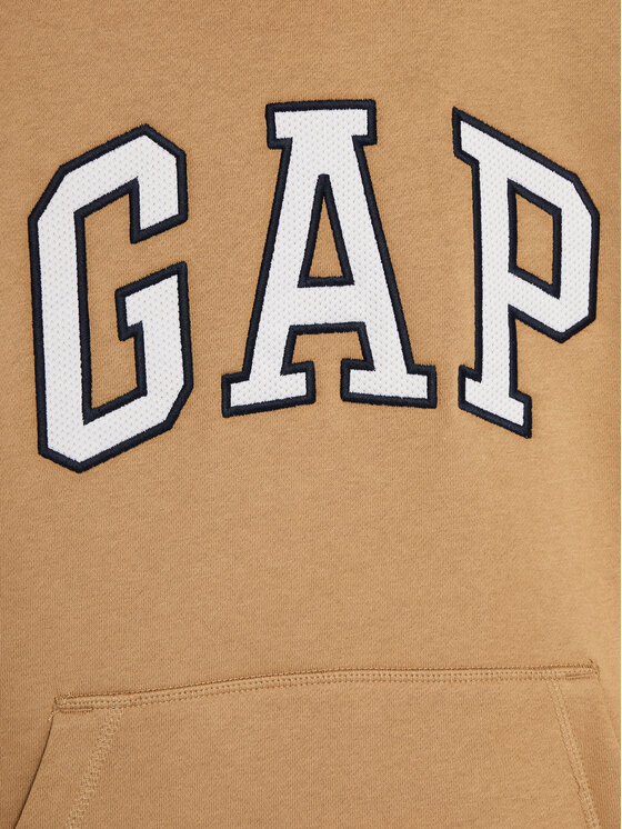 Gap Gap Majica dugih rukava 875147-00 Bež Regular Fit