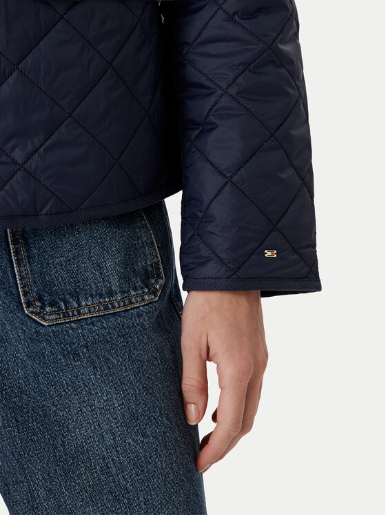 Tommy Hilfiger Tommy Hilfiger Prijelazna jakna WW0WW50936 Tamnoplava Slim Fit