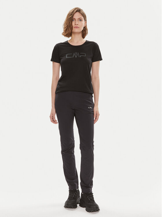 CMP CMP Технічна футболка 39T5676P Чорний Regular Fit