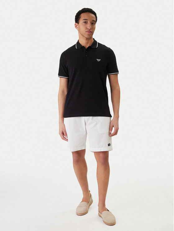 Emporio Armani Emporio Armani Pólóing EM001380 AF20424 UC001 Fekete Regular Fit