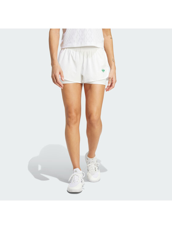 adidas adidas Spodnie materiałowe 151675 Biały Regular Fit