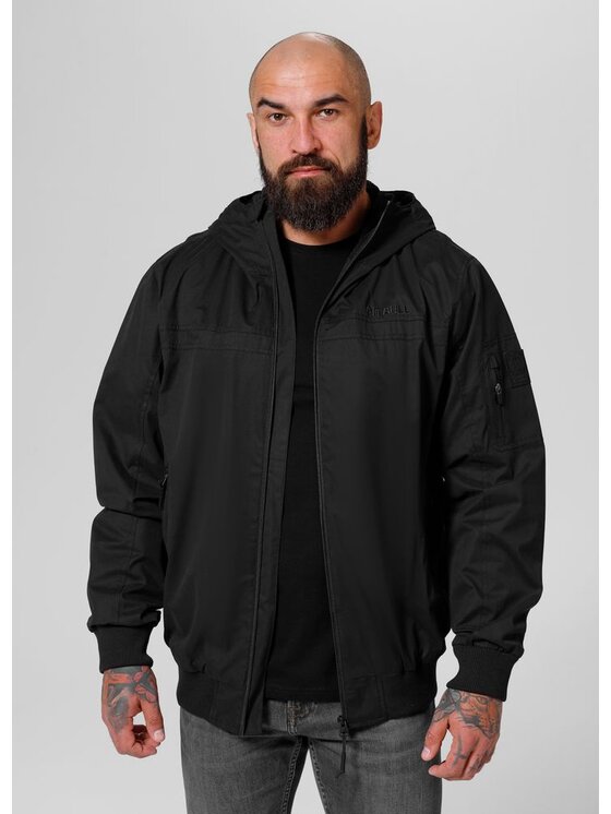 PITBULL Męska Kurtka przejściowa, rozmiar XL, Czarna, Kurtka