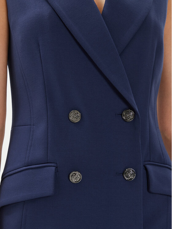 Guess Guess Coctailkleid W4YK25 KBJP2 Dunkelblau Regular Fit