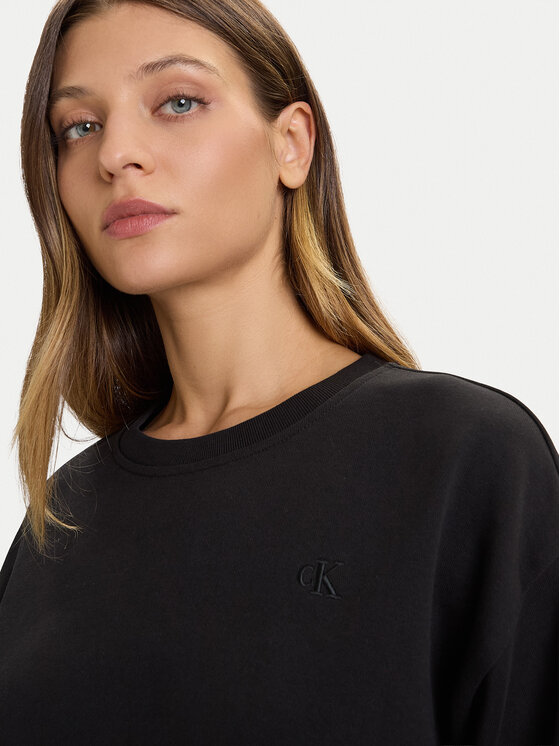 Calvin Klein Jeans Calvin Klein Jeans Mikina Archive LV047B236G Černá Relaxed Fit