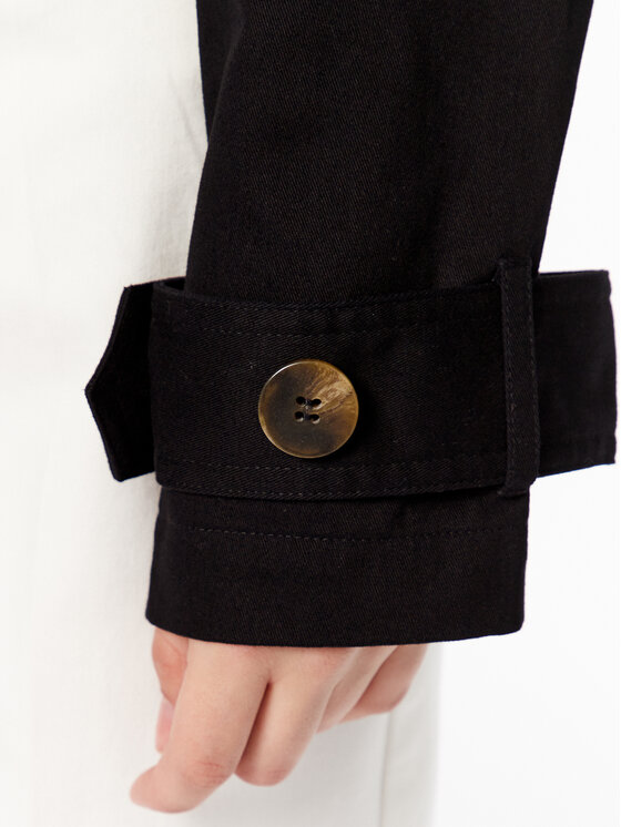 Gina Tricot Gina Tricot Giacca di transizione Cam 19204 Nero Relaxed Fit