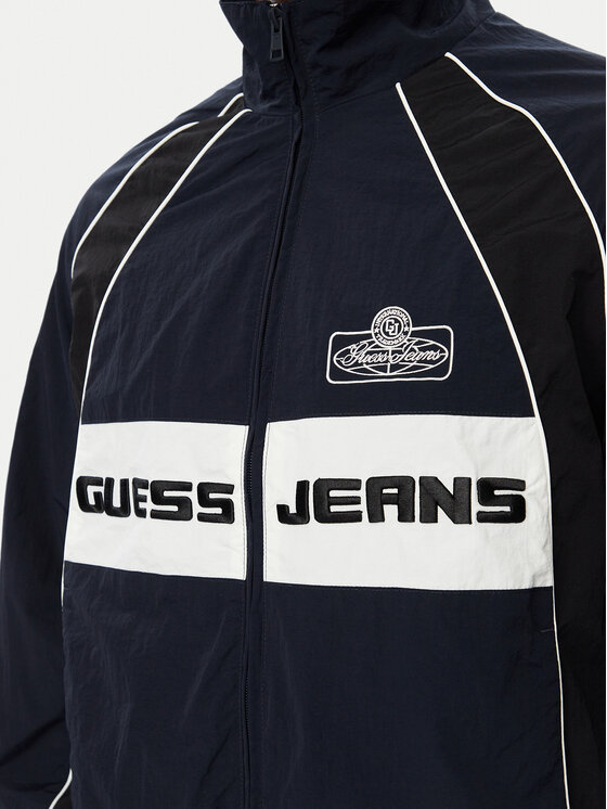Guess Jeans Guess Jeans Giacca di transizione M6YL12 W2695 Blu scuro Regular Fit
