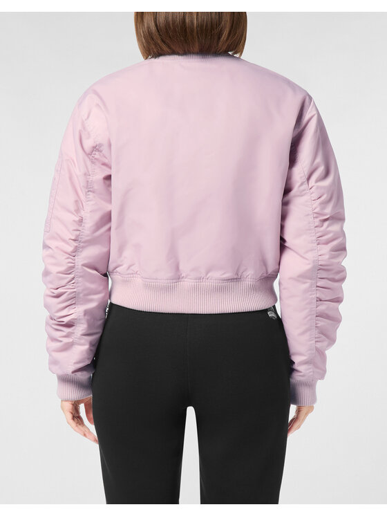 Plein Sport Plein Sport Kurtka bomber 23977 Różowy Regular Fit