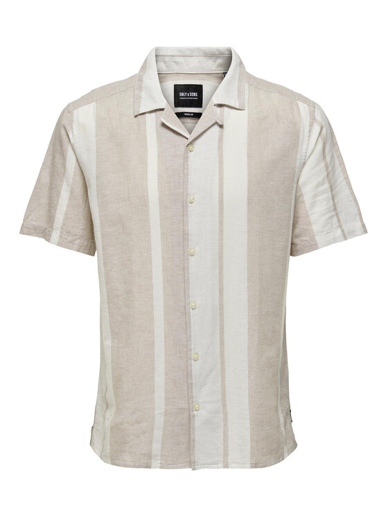 Only & Sons Only & Sons Koszula 22026109 Szary Regular Fit