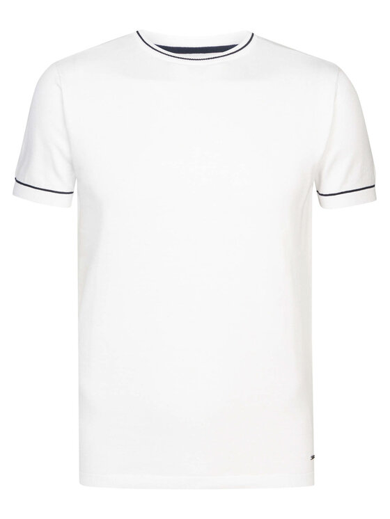 T-shirt M-1030-KWR204 Bianco Slim Fit