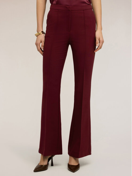 Motivi Motivi Pantaloni di tessuto P045Q004385N036 Bordeaux Flare Fit