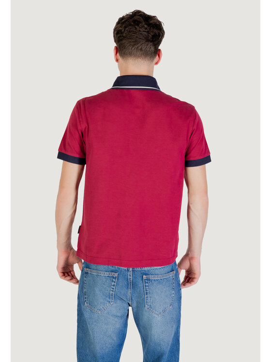 Napapijri Napapijri Polo E- ZERI Μπορντό Casual Fit