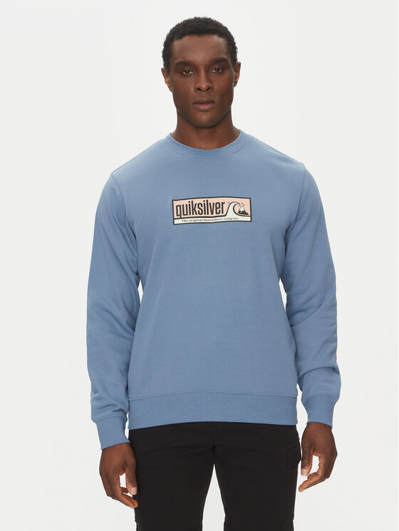 Férfi Pulóver Quiksilver, Méret: L, Kék, EQYFT05055