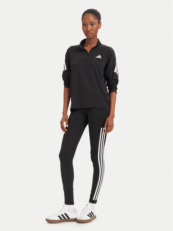 adidas adidas Techninis džemperis Iconic Running JZ5149 Juoda Regular Fit