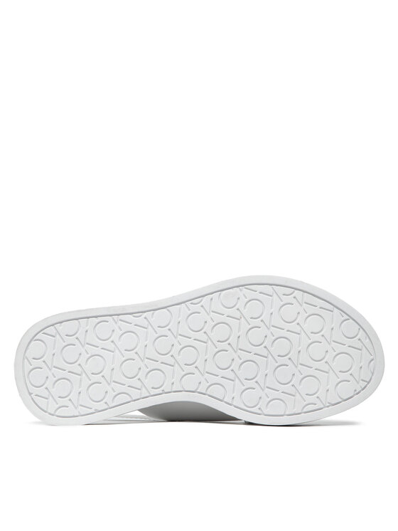 Sandali Flatform Sanl Moni Mix HW0HW01138 Bianco