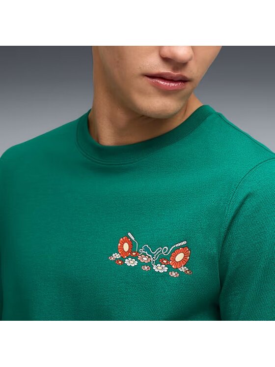 Puma Puma T-Shirt 630706 Zielony Regular Fit