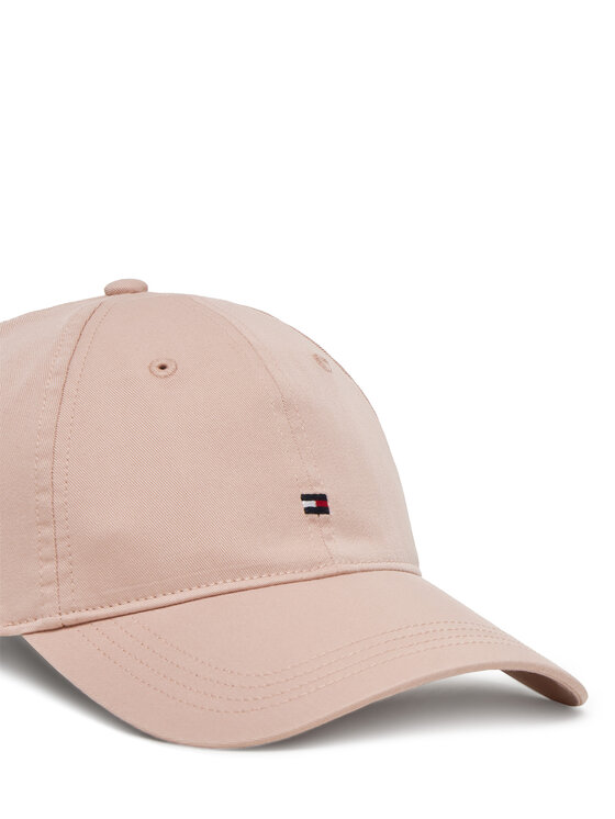 Tommy Hilfiger Tommy Hilfiger Czapka z daszkiem Essential Flag Soft Cap AW0AW17632 Różowy