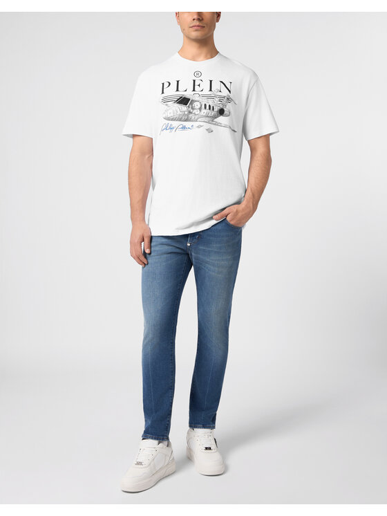 PHILIPP PLEIN PHILIPP PLEIN T-shirt 31108 Bianco Regular Fit