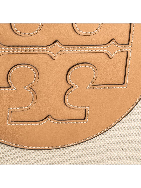 Tory Burch Sac a main Ella Canvas Tote 45209 Beige Modivo