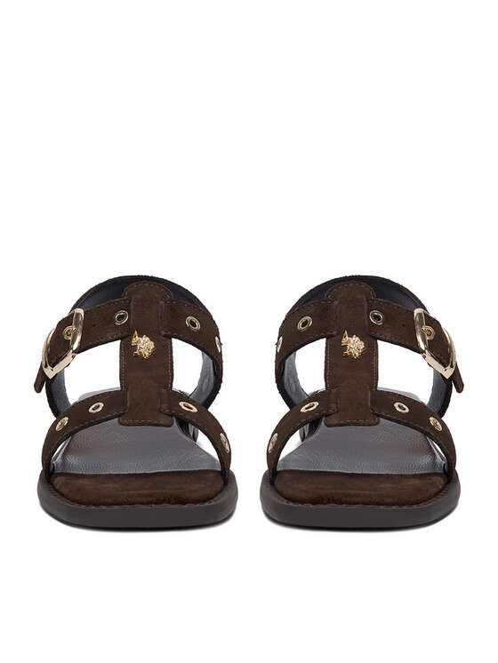 U.S. Polo Assn. U.S. Polo Assn. Sandále EO-ALYS001W/6S1 Tmavo hnedá