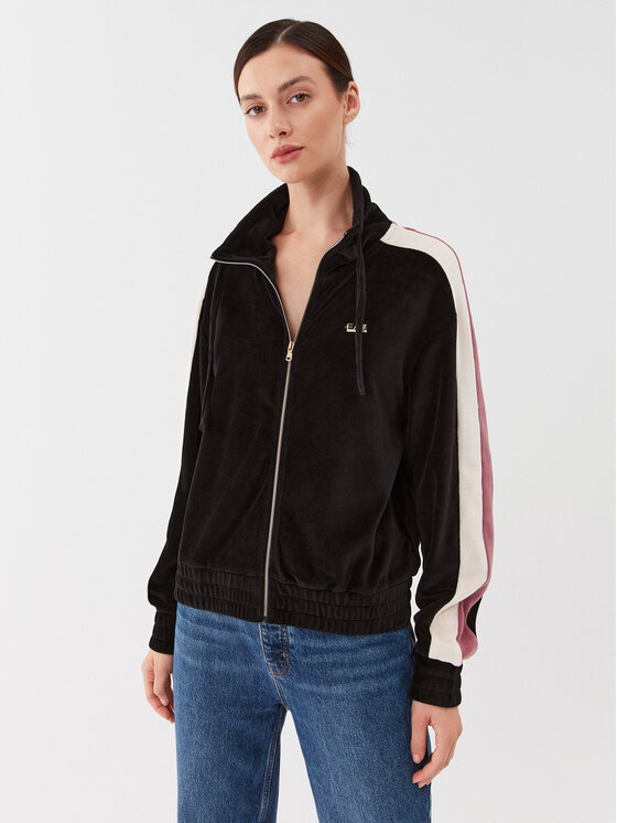 EA7 Emporio Armani Bluză 6RTM16 TJQEZ 1200 Negru Regular Fit