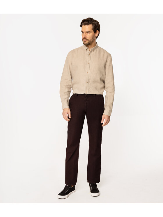 Lee Cooper Lee Cooper Spodnie materiałowe GALATA 3600 Czarny Comfort Fit