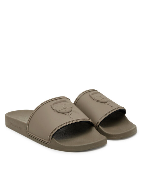 KARL LAGERFELD KARL LAGERFELD Şlapi KL70009A Gri