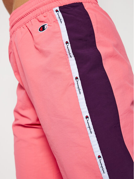 Champion Champion Teplákové nohavice Jacquard Logo Tape 113454 Oranžová Custom Fit