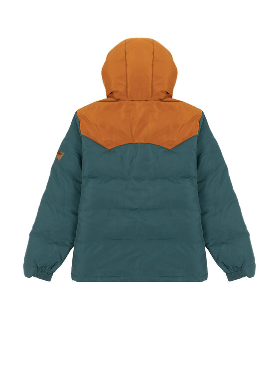 Wrangler Wrangler Kurtka zimowa PUFFER JACKET Zielony Regular Fit