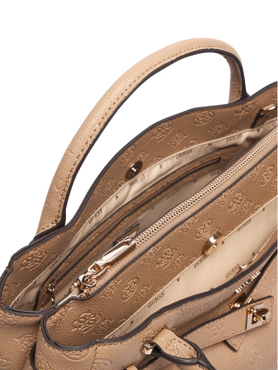 Guess Guess Torebka Ella Logo HWPD97 46060 Beżowy ciemny