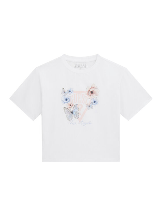 Guess Guess T-Shirt J6RI32 K6YW4 Bílá Regular Fit