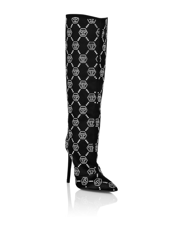 PHILIPP PLEIN PHILIPP PLEIN Kozačky 11493 Černá