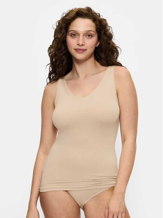 Triumph Triumph Felső Sense Of Modal 10224796 Bézs Slim Fit