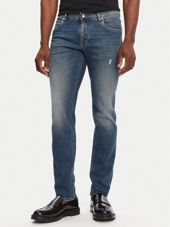 Dolce&Gabbana Dolce&Gabbana Jeansy GY07CZ G8LN7 Modrá Slim Fit