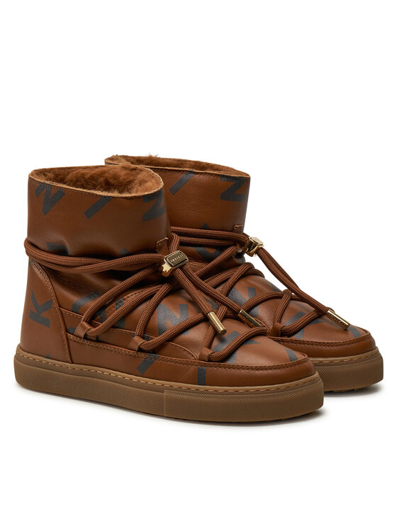 Inuikii Inuikii Škornji za sneg Full Leather 75202-088 Rjava